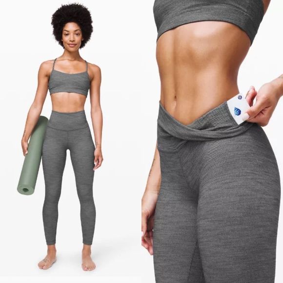 lululemon athletica Pants - Lululemon Align HR Pant 25" Heathered Grey